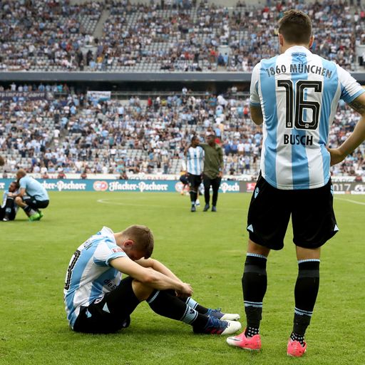 Randale bei 1860-Abstieg