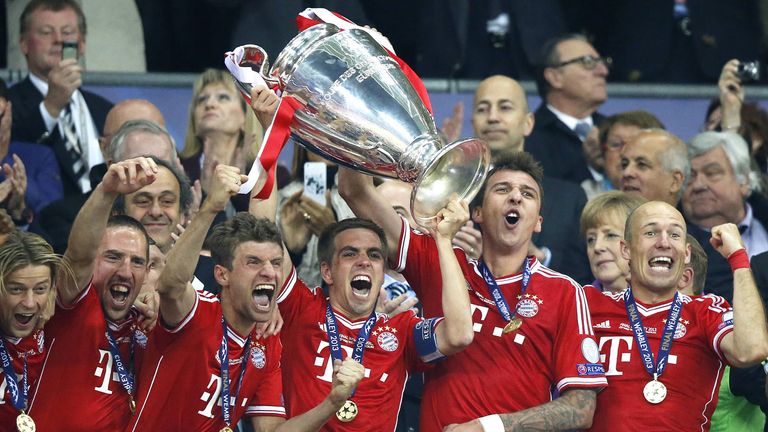 Triple: Meisterschaft, DFB-Pokal und Champions League 2012/13