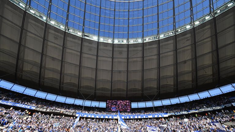 Das Olympiastadion könnte auf Wunsch von Hertha BSC zu einem reinen Fußballstadion umgebaut werden.