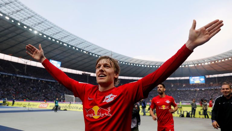 Emil Forsberg war in er abgelaufenen Saison an 30 Toren beteiligt.