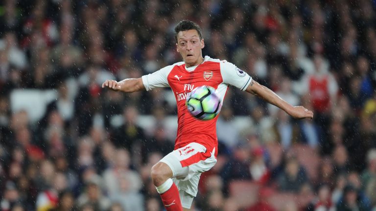 Rekord: Mesut Özil spielte im Match gegen den AFC Sunderland zwölf Torchancen heraus.