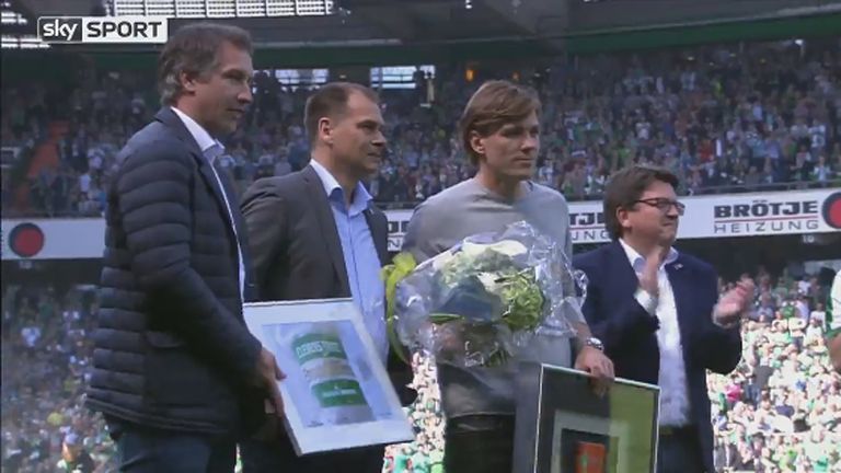 Der 36 Jahre alte Ex-Nationalspieler Clemens Fritz bestritt für Bremen 368 Pflichtspiele.