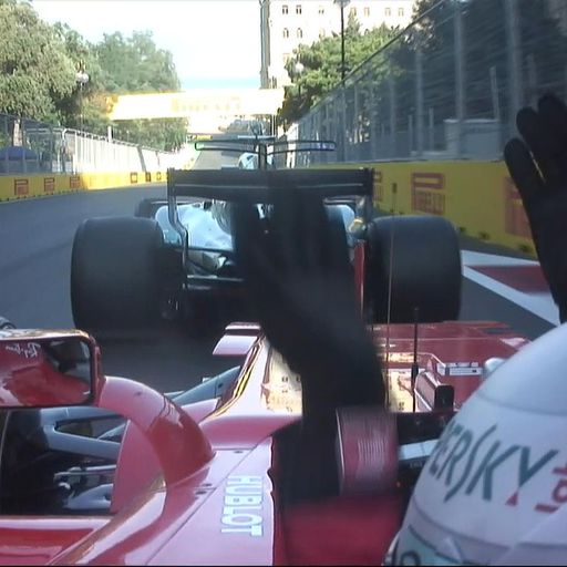 Vettel nach Ramm-Attacke vor Hamilton