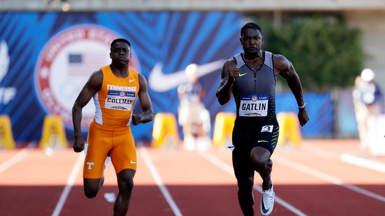 Christian Coleman überzeugt bei der NCAA-Meisterschaft.