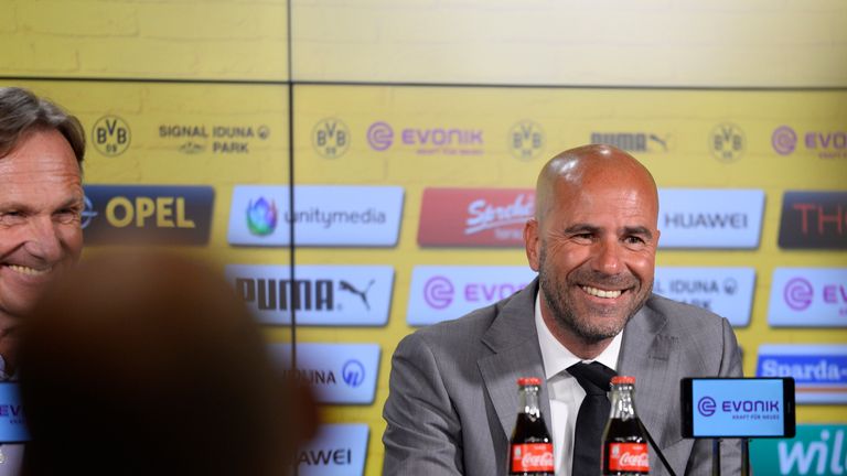 Der neue BVB-Coach Peter Bosz freut sich auf seine neue Herausforderung bei den "Schwarz-Gelben".