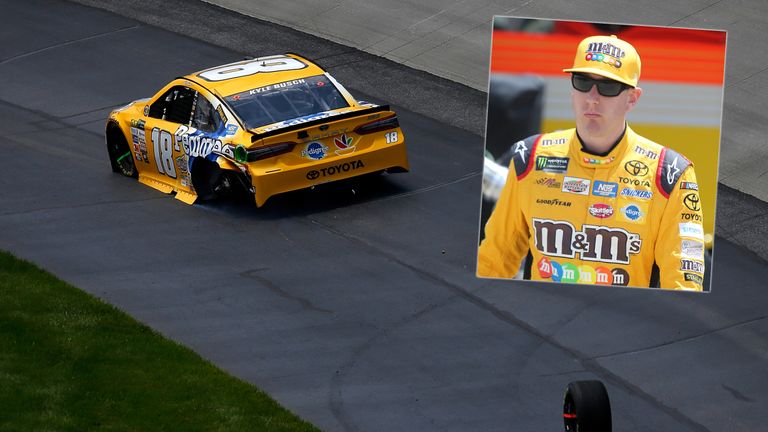 Fehler mit Folgen: Kyle Busch wird für seinen Radverlust bestraft.