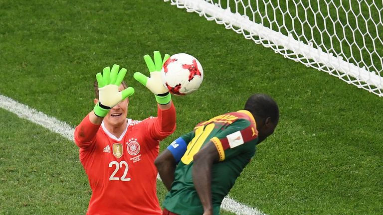 Marc-André ter Stegen macht beim Gegentor keine gute Figur.