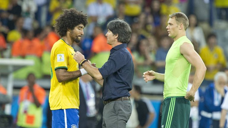 Auf dem Weg zum vierten Stern für Deutschland fegte die DFB-Elf im Halbfinale Gastgeber Brasilien mit 1:7 aus dem Stadion.
