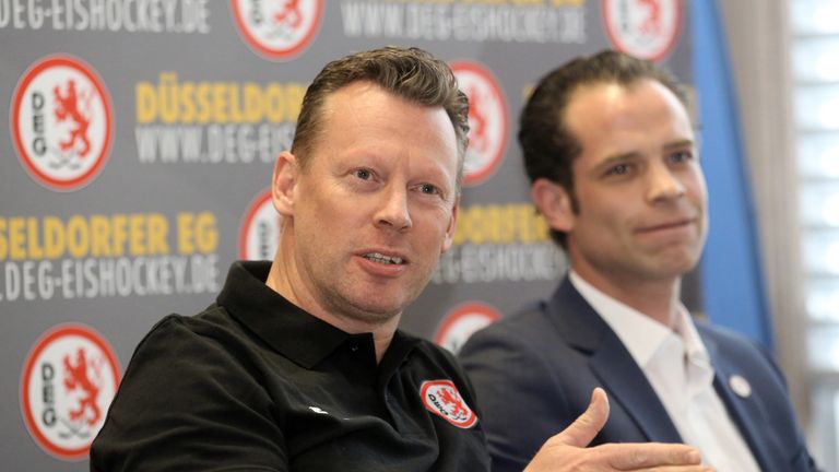 Trainer Mike Pellegrims (l.) und Sportdirektor Niki Mondt leiten den Umbruch ein.