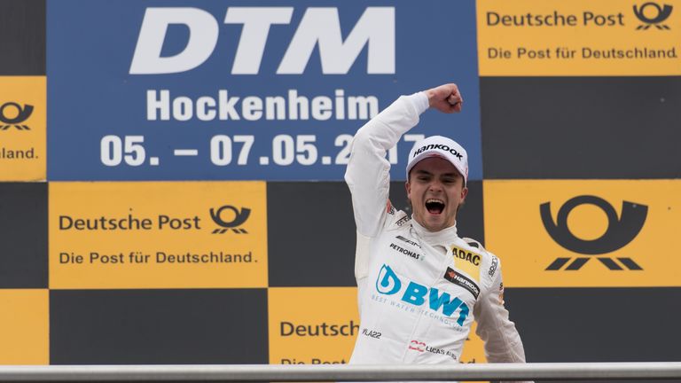 Lucas Auer gewinnt auf dem Hockenheimring das erste Rennen der DTM-Saison.