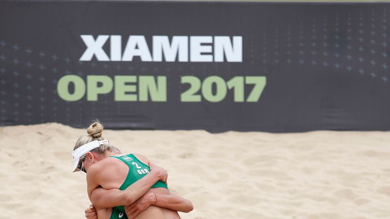 Karla Borger und Margareta Kozuch stehen im Viertelfinale.