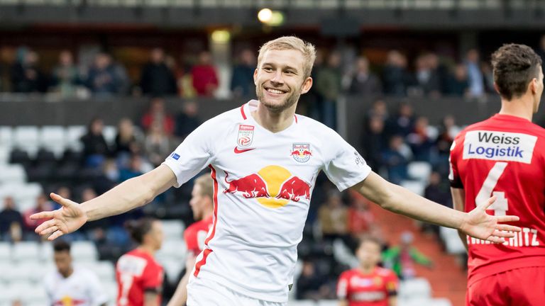Konrad Laimer kommt vom Schwestern-Klub Red Bull Salzburg.