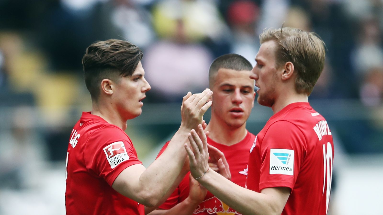 RB Leipzig feiert Kantersieg gegen Meuselwitz Fußball News Sky Sport