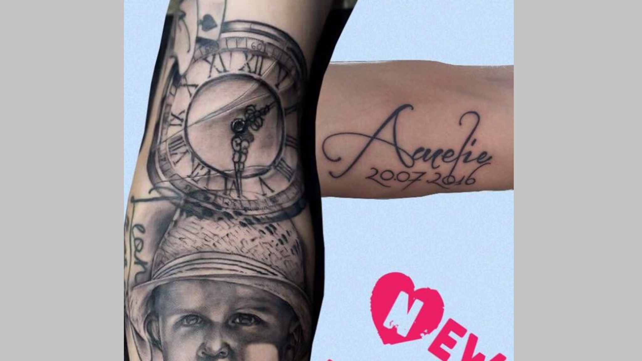 Kuriose FußballerTattoos Ibra sticht nach Fußball News Sky Sport