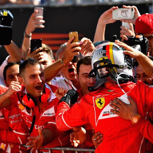 Trotz Lenkrad-Problemen: Vettel zittert sich zum Sieg