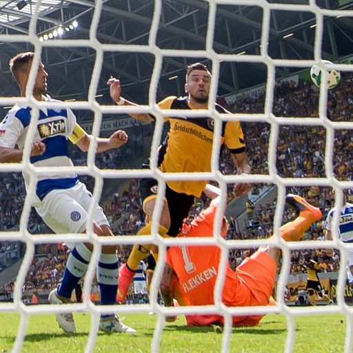 Dresden startet mit glücklichem Sieg