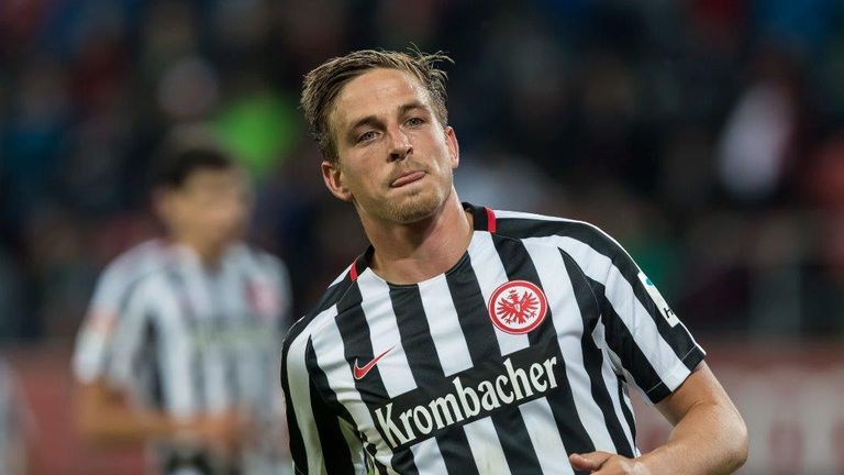 Bastian Oczipka läuft seit 2012 für Eintracht Frankfurt auf.