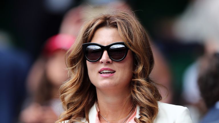 Roger Federers Ehefrau Mirka drückt ihrem Mann wie jedes Jahr die Daumen. 