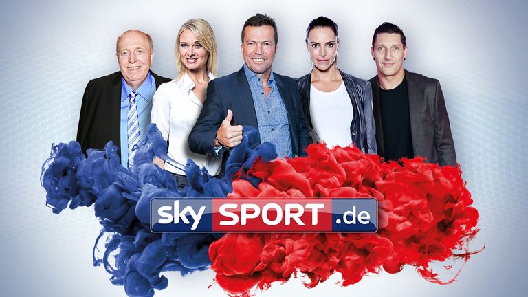 Experten-Power für skysport.de: Reiner Calmund, Britta Hofmann, Lothar Matthäus, Esther Sedlaczek und Stefan Kretzschmar freuen sich auf das neue Sportportal.