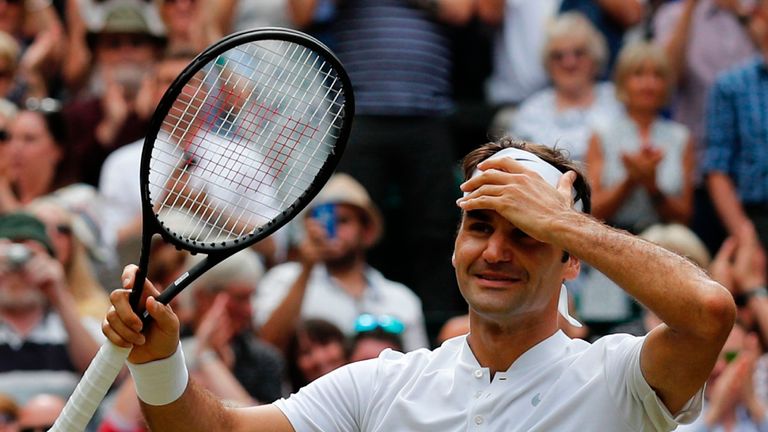 Kann seinen Turniersieg kaum fassen: Superstar Roger Federer.