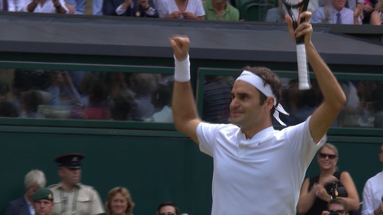 Roger Federer gewinnt zum achten Mal in Wimbledon.