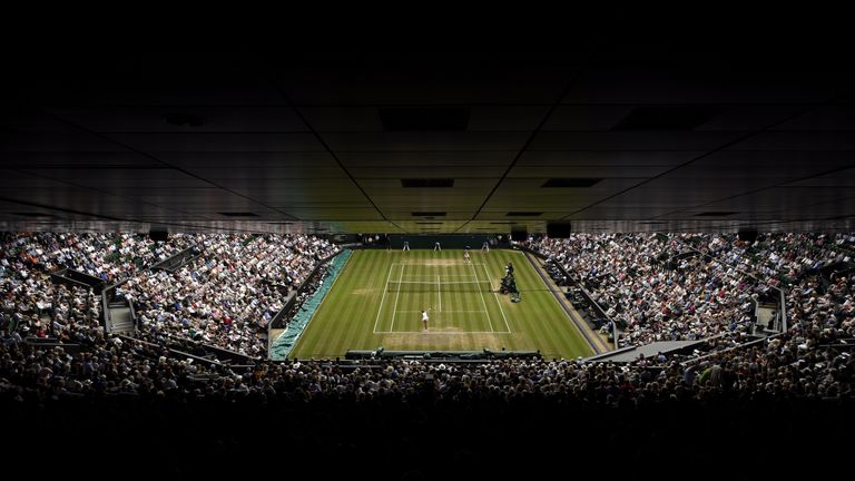 Der Centre Court ist für Sky Reporter Moritz Lang immer ein Erlebnis.