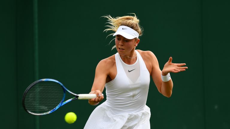 Die 22-jährige Carina Witthöft überzeugt in Wimbledon mit mentaler Stärke