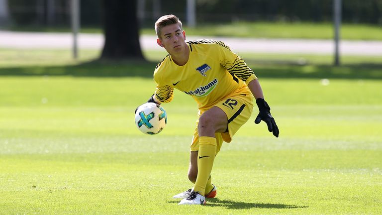 Jonathan Klinsmann trainiert aktuell mit Hertha BSC.