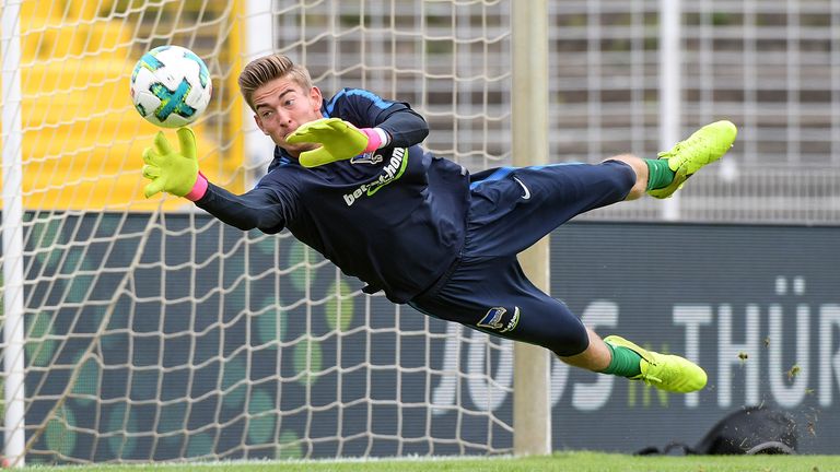 Hielt den Kasten sauber: Herthas Neuzugang Jonathan Klinsmann.