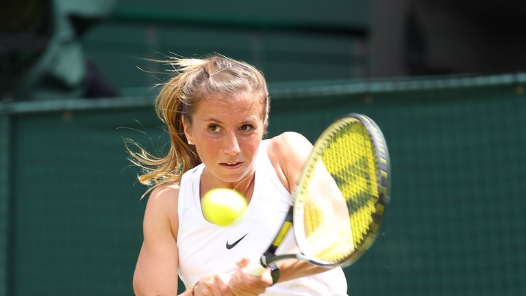 Für Annika Beck ist das Turnier nach der ersten Runde schon beendet.