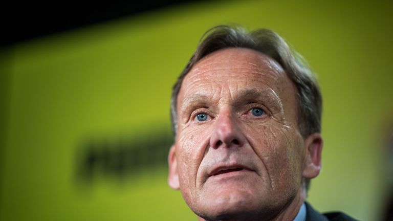 Hans-Joachim Watzke sieht den BVB nicht auf Augenhöhe mit dem FC Bayern.