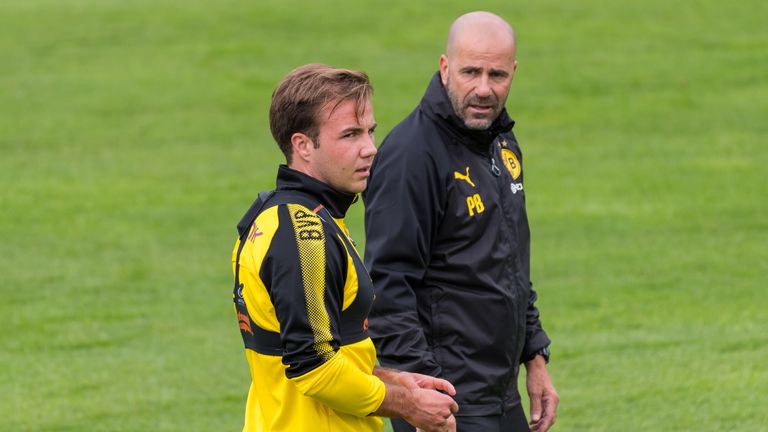 Peter Bosz will Mario Götze nach seinem Comeback nicht überfordern.