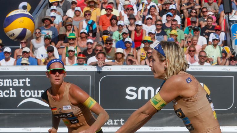 Ludwig/Walkenhorst gewinnen das abschließende Gruppenspiel gegen das Wildcard-Team Borger/Kozuch.