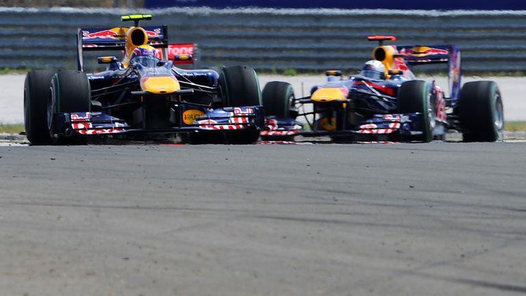 2010 kollidieren Sebastian Vettel und Mark Webber.