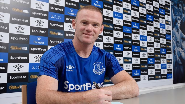 Nach 13 Jahren bei Manchester United kehrte Wayne Rooney zum FC Everton zurück.
