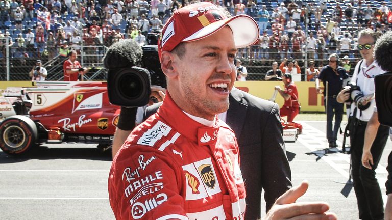 Sebastian Vettel ist vor dem Rennen am Sonntag in einer guten Ausgangslage.