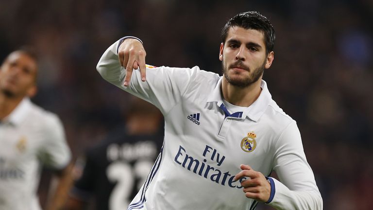 In 95 Spielen für Real Madrid erzielte Alvaro Morata 31 Tore. 