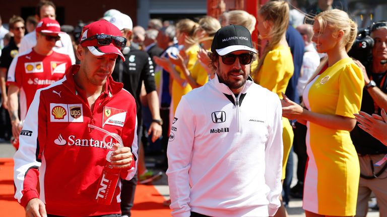 Sebastian Vettel und Fernando Alonso.