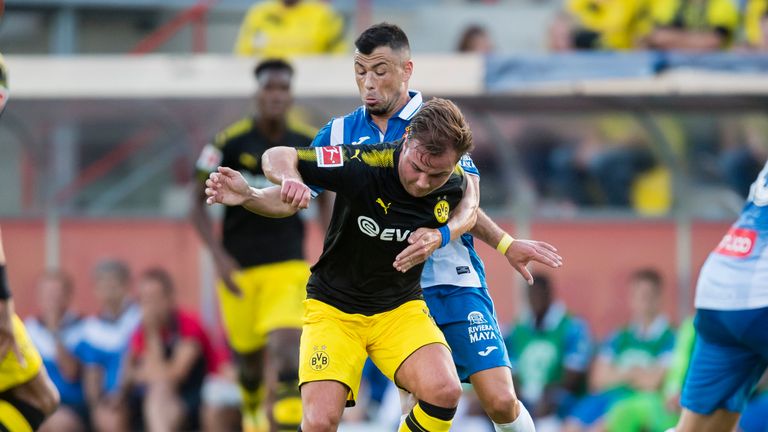 Mario Götze kam im Testspiel gegen Espanyol eine Halbzeit lang zum Einsatz. 