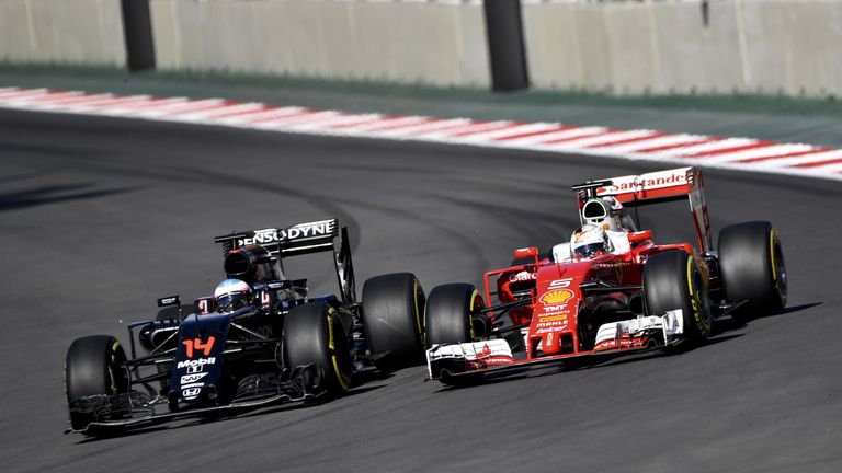 Fernando Alonso und Sebastian Vettel.