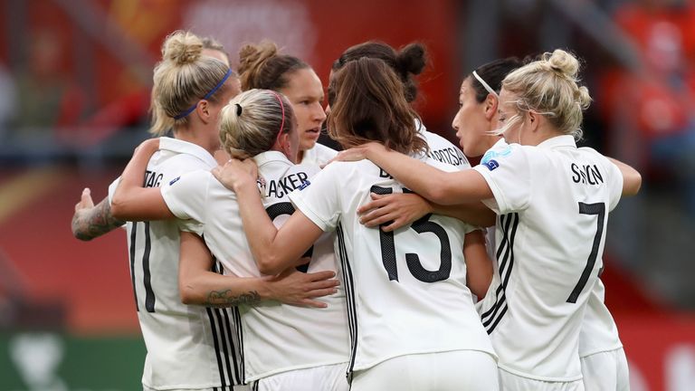 Deutschalnd führt mit 1:0.