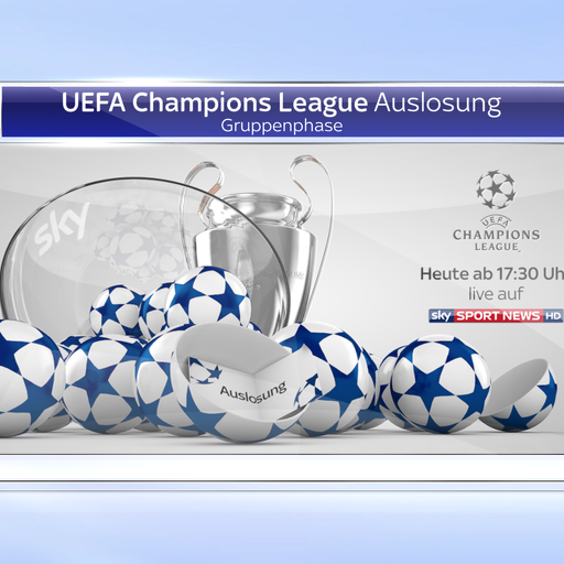 CL-Auslosung ab 17:30 Uhr live auf Sky Sport News HD