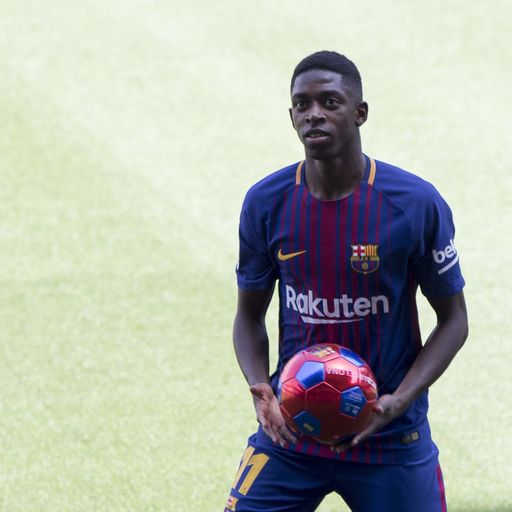 Dembele in Barcelona vorgestellt