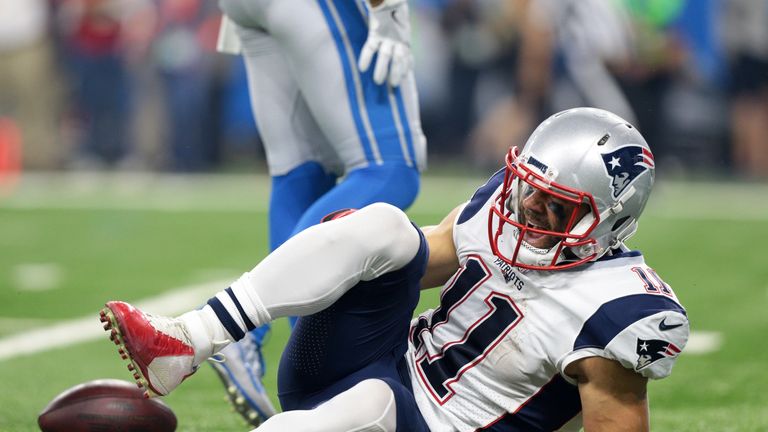 Julian Edelman hat sich in der Preseason Partie gegen die Detroit Lions einen Kreuzbandriss zugezogen. 