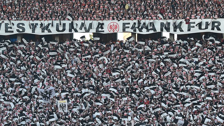 Auszeichung für die Frankfurt-Anhänger.