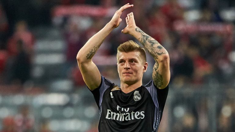 Toni Kroos holt mit Real Madrid bereits seinen siebten Titel.