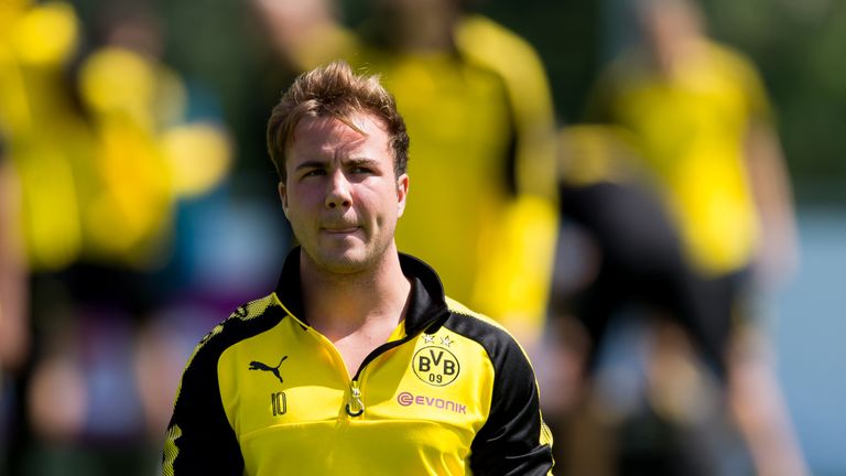 Mario Götze nimmt mit Borussia Dortmund am Trainingslager in Bad Ragaz teil. 