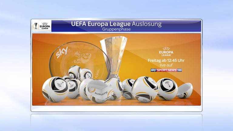 Die Europa-League-Auslosung Freitag ab 12:45 Uhr live auf Sky Sport News HD.