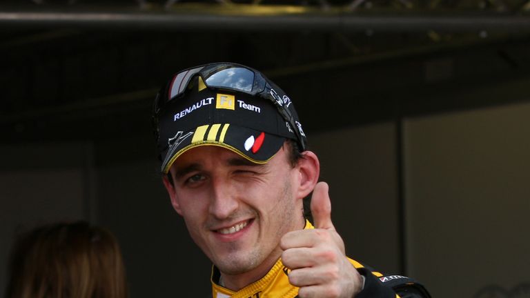 Robert Kubica wird von den Fans an der Strecke frenetisch empfangen.