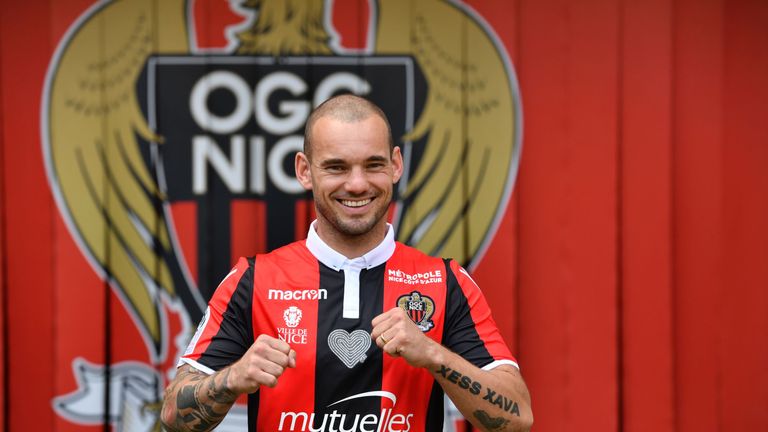 Wesley Snijder kam von Galatasaray nach Nizza.